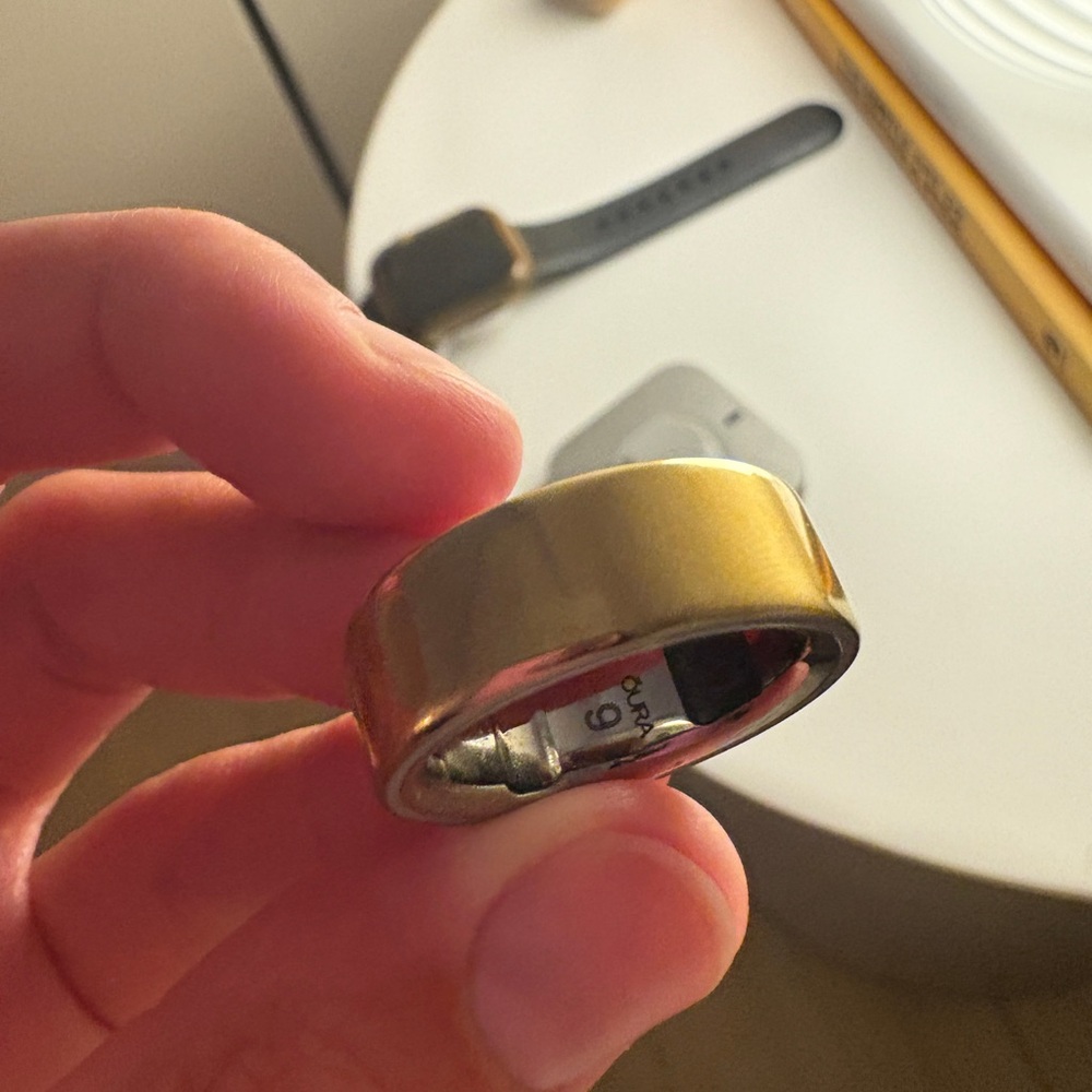 Gold Oura Ring Size 9
